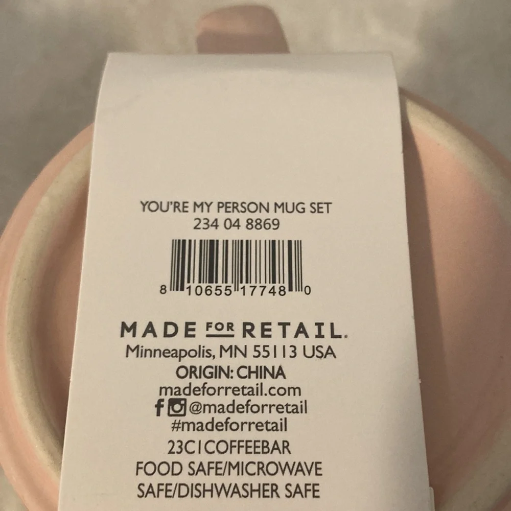 Target BP 2023 You’re My Person Stacking Mugs